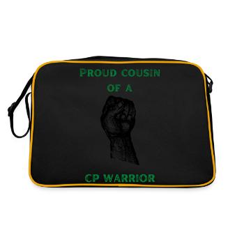 Proud Cousin - Retro Bag - black/gold - Back