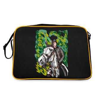 cheval - Sac Retro - noir/or - Dos