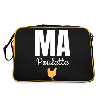 ma poulette - Sac Retro - noir/or - Dos