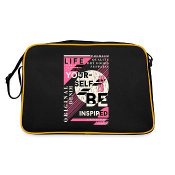 BE inspired - Retro Bag - black/gold - Back