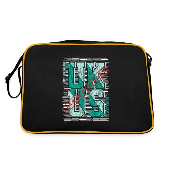 United Kingdom; United states - Retro Bag - black/gold - Back
