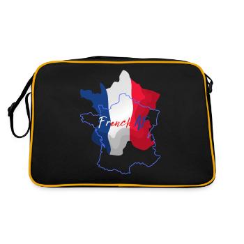 French As Fk - Sac Retro - noir/or - Dos