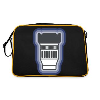 Camera Lens - Retro Bag - black/gold - Back