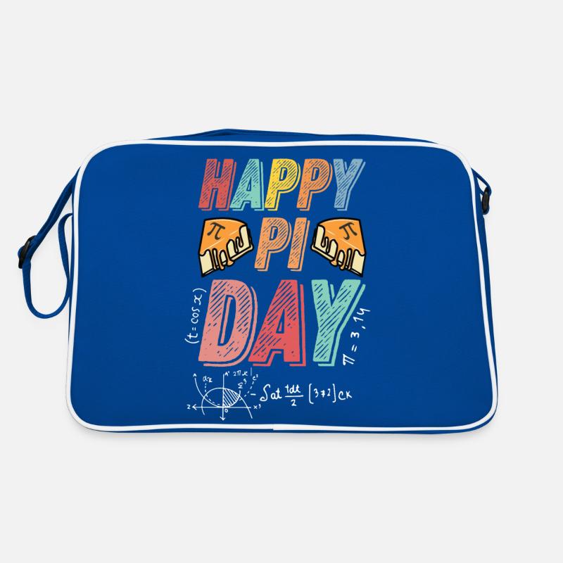 3.14 PI Day Pie Day, Pi Mathematisches Symbol Retro Tasche