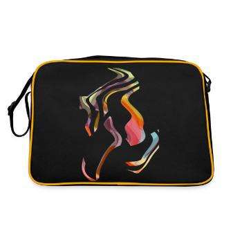 Design Soft by Eve Nord - Retro Bag - black/gold - Back