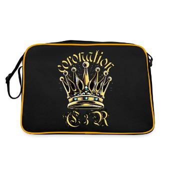 KING CORONATION - Retro Bag - black/gold - Back