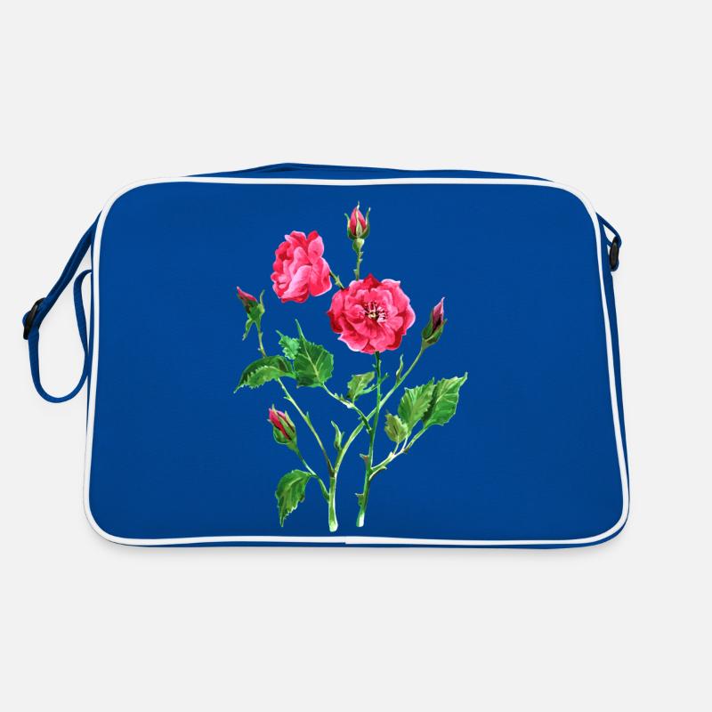 Blumen Retro Tasche