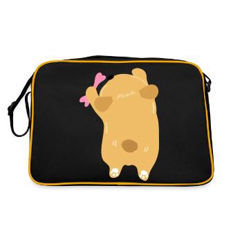 chiot mignon - Sac Retro - noir/or - Dos