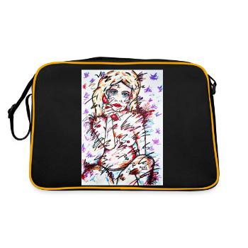 Telephone Girl - Retro Bag - black/gold - Back