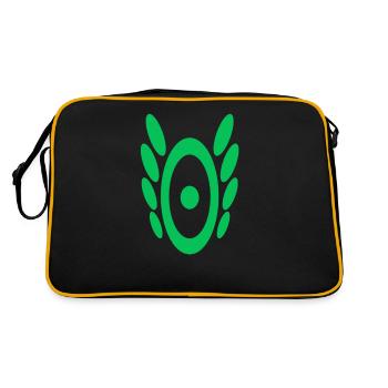 Motif N°5 - Sac Retro - noir/or - Dos