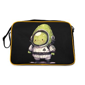 Astronautes Avocat - Sac Retro - noir/or - Dos