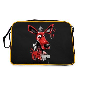 Dongi le chien rouge - Sac Retro - noir/or - Dos