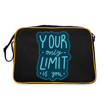 Only you limit - Retro Bag - black/gold - Back