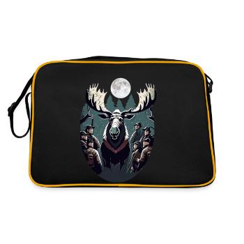 Le Roi de l’orignal - Sac Retro - noir/or - Dos