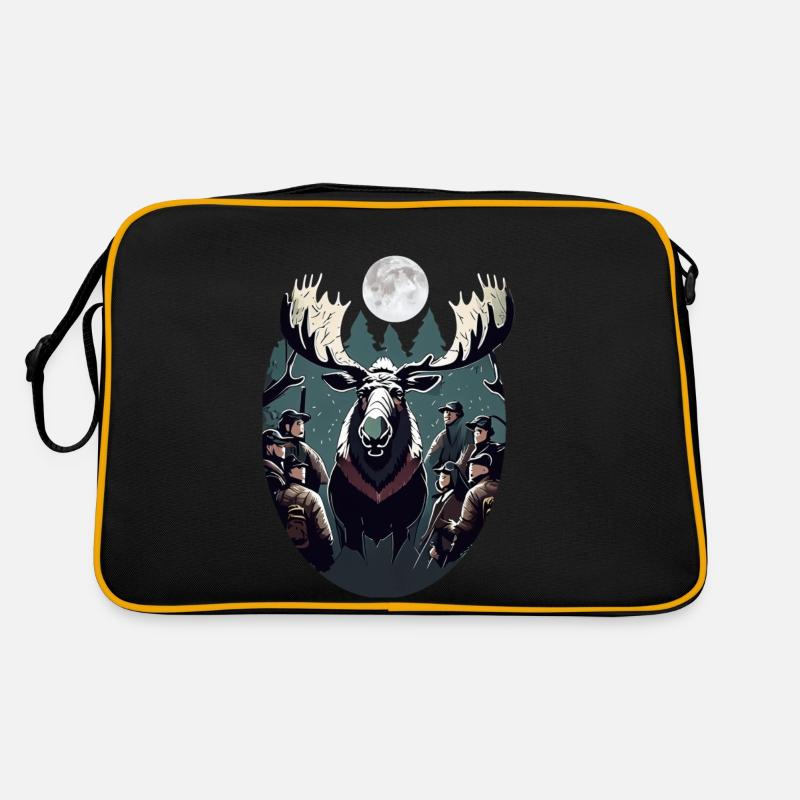 Elchkönig Retro Tasche