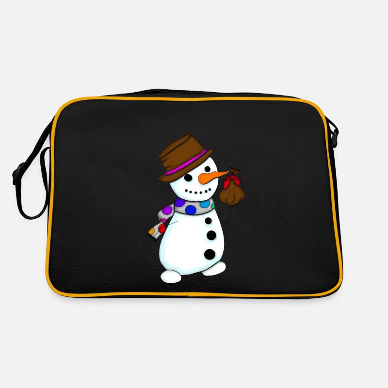 frosty2 - Retro Tasche - Schwarz/Gold