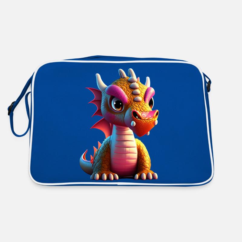 mignon petit bébé dragon drôle Sac Retro
