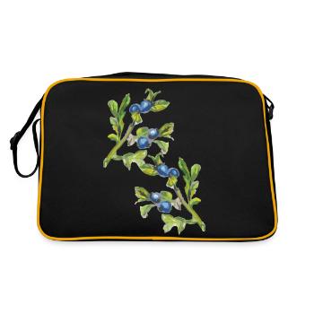 heidelberen zweig - Retro Tasche - Schwarz/Gold - Hinten