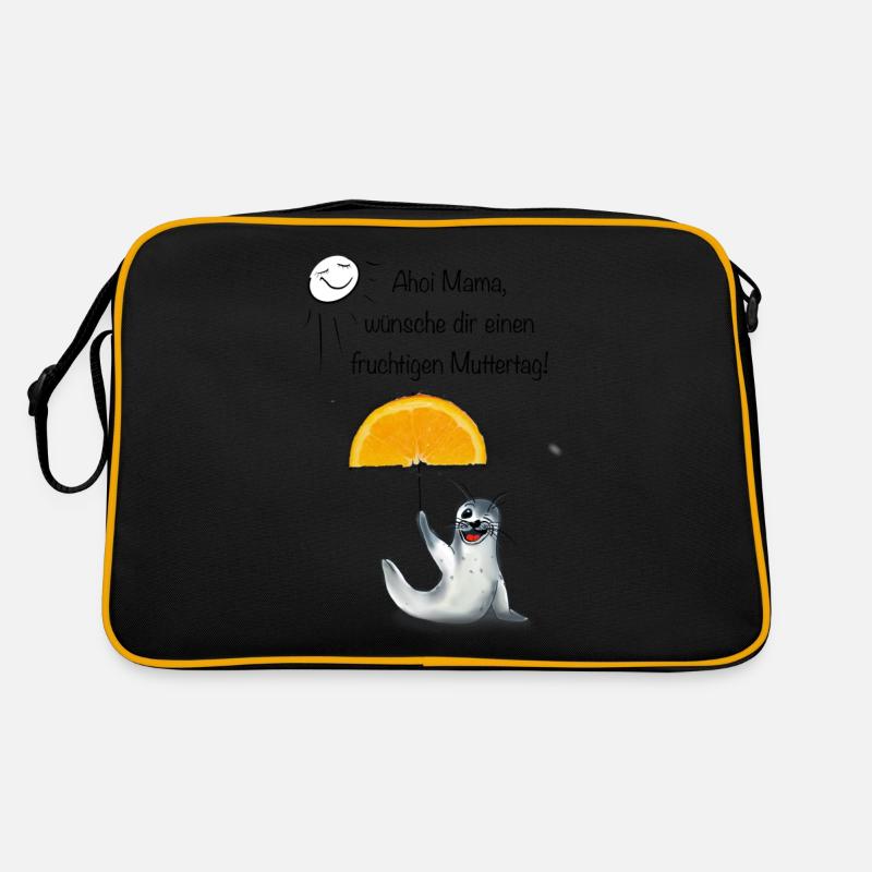 Muttertag Seehündin Retro Tasche