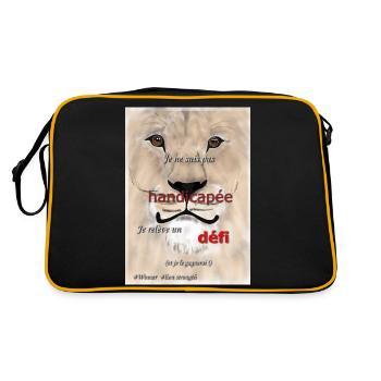 Female disability - Retro Bag - black/gold - Back