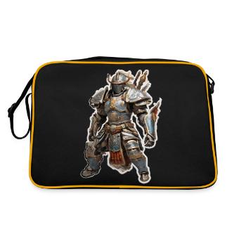 Chevalier Fantasy - Sac Retro - noir/or - Dos