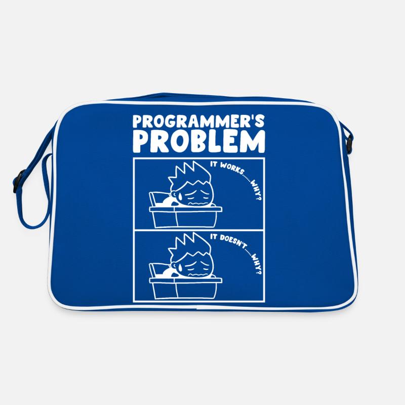 Programmers Problem Computer Programmer Retro Bag