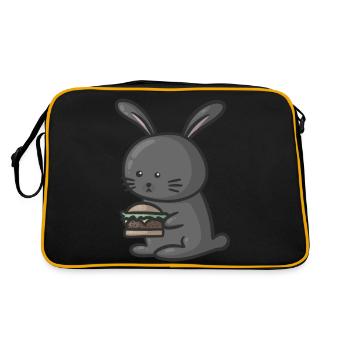 lapin - Sac Retro - noir/or - Dos