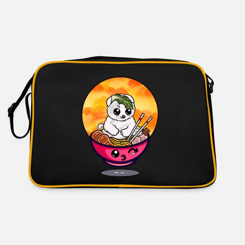Ramen kitty Retro Tasche