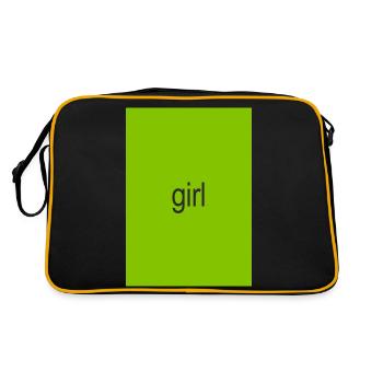 Girl - Sac Retro - noir/or - Dos