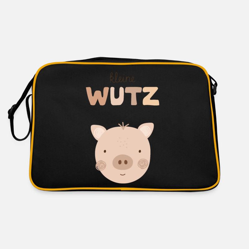 Petit Cochon beige Sac Retro