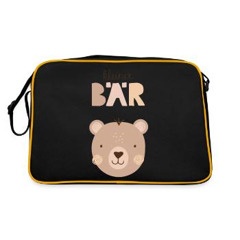 Little Bear Beige Enfants Décoration de chambre d’enfant - Sac Retro - noir/or - Dos