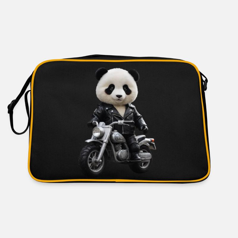 Panda motard Sac Retro