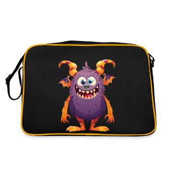 Little Monster - Retro Bag - black/gold - Back