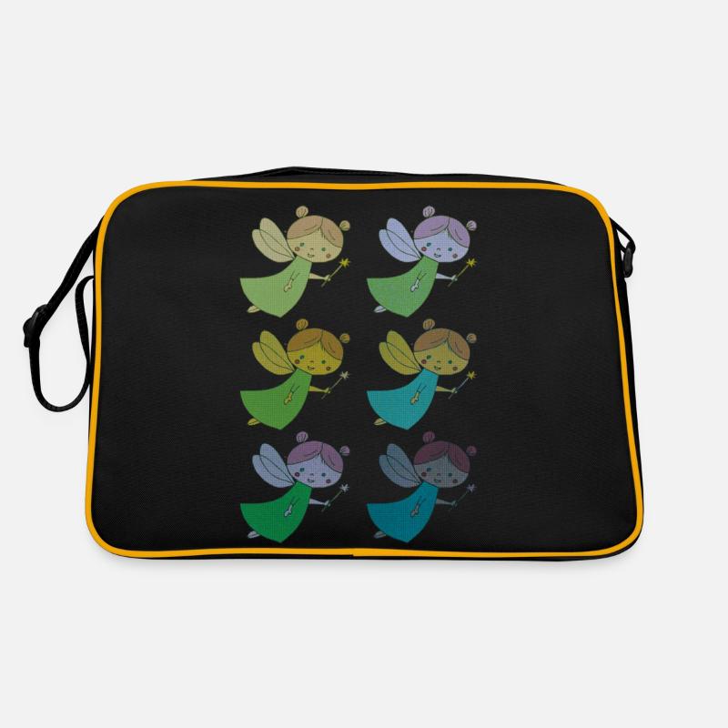 fee 6fach bunt Retro Tasche