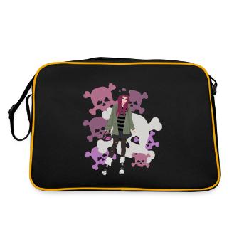 Emo Girl - Sac Retro - noir/or - Dos