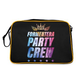 Formentera Party Crew - Retro Bag - black/gold - Back