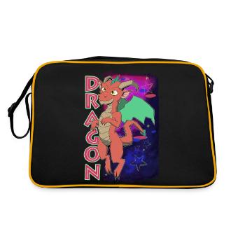 Dragon mignon - Sac Retro - noir/or - Dos