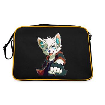 Prout Furry - Sac Retro - noir/or - Dos