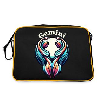 Tweeling Gemini - Retro Bag - black/gold - Back