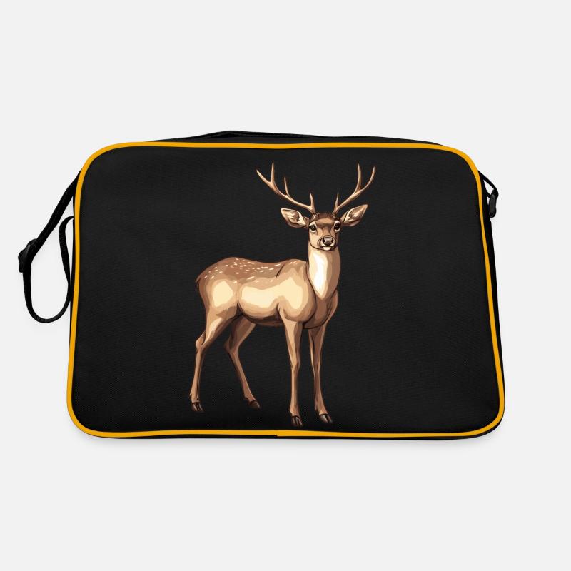 anmutiger Hirsch Retro Tasche