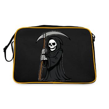 Grim Reaper Comic - Retro Bag - black/gold - Back