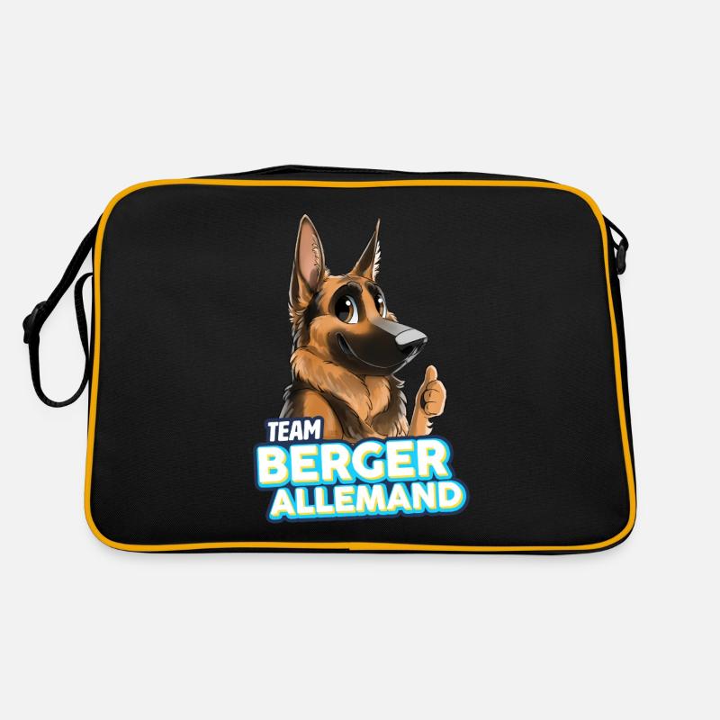 TEAM Deutscher Schäferhund - Rehkitz Retro Tasche