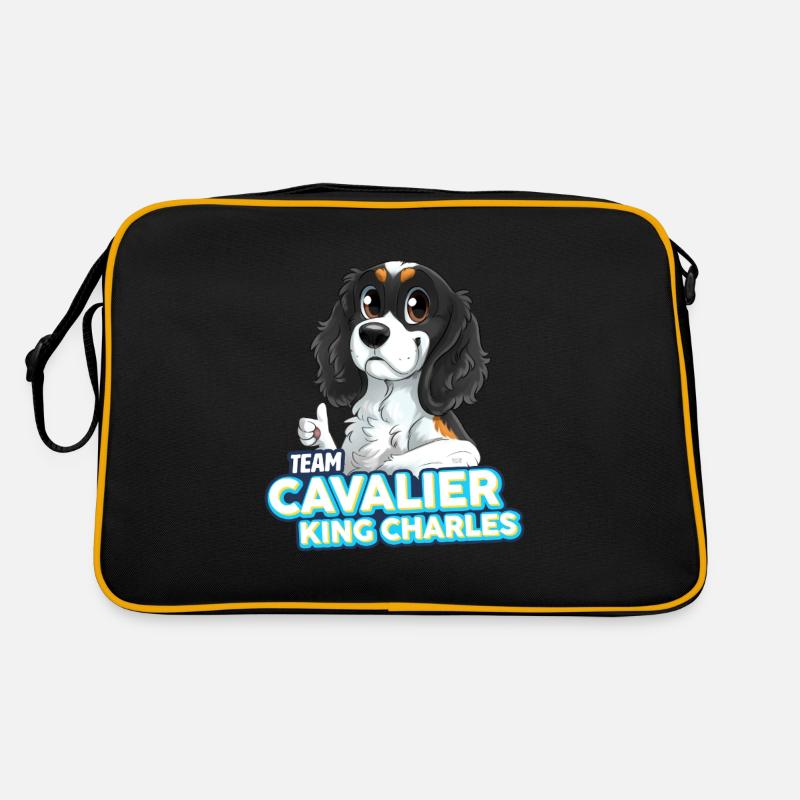 TEAM Cavalier King Charles - Noir Tricolore Sac Retro