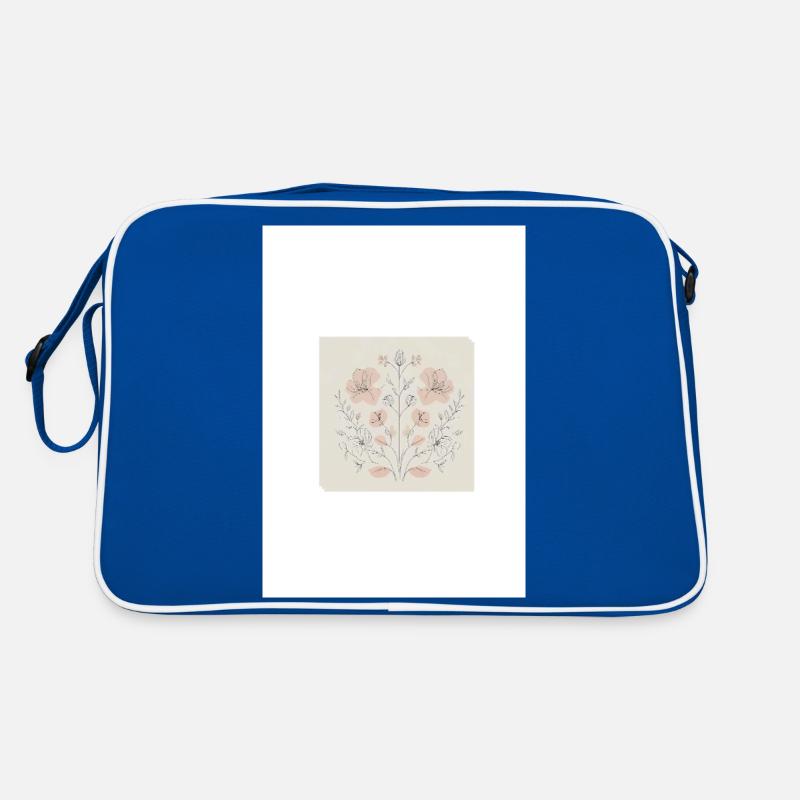 Love flowers Retro Tasche