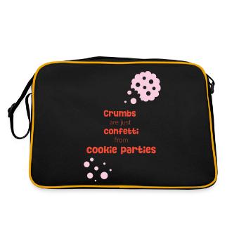 Crumb Confett - Retro Bag - black/gold - Back