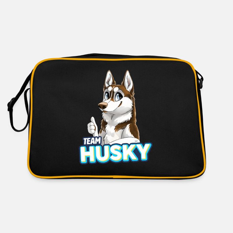TEAM Husky - Red Retro Bag