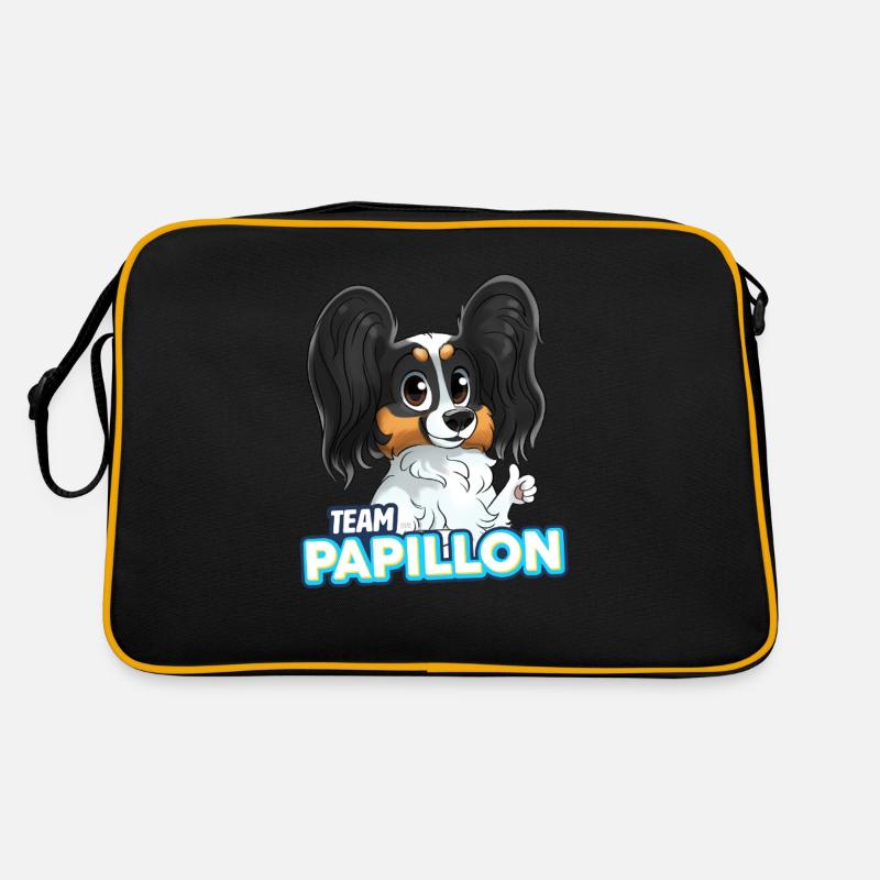 TEAM Papillon - Noir et Feu Sac Retro