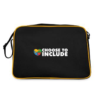 Enseignant accéléré Choisissez d’inclure J’encourage - Sac Retro - noir/or - Dos