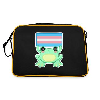Froggy Trans - Retro Bag - black/gold - Back