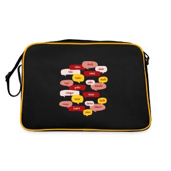 Le Patois Lorrain ! - Sac Retro - noir/or - Dos